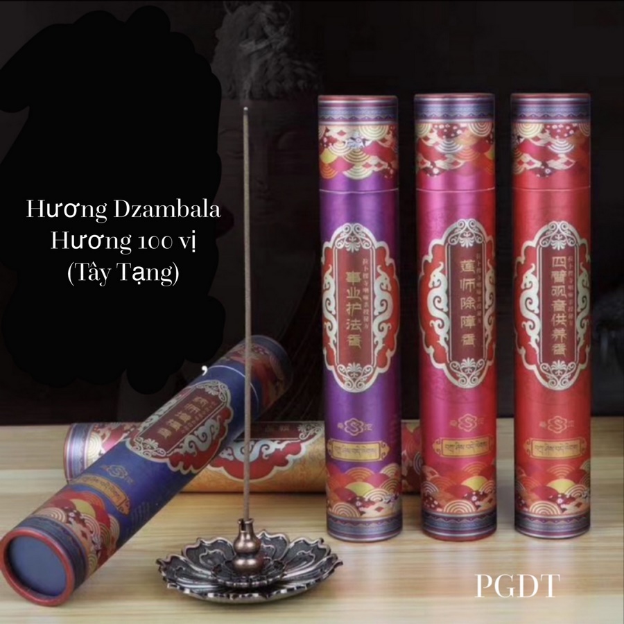 Trầm que Tây tạng không tăm: tài bảo, green Tẩ, liên hoa sinh, 100 vị