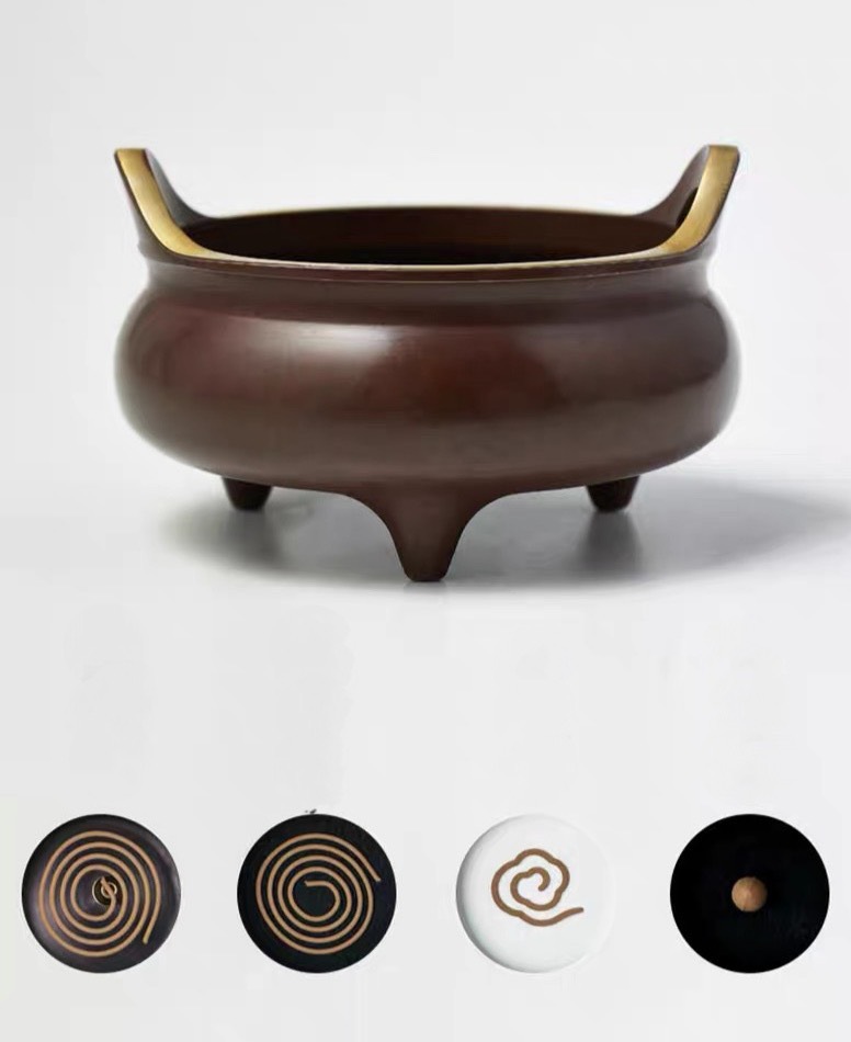 Bát hương đồng cỡ trung (Lư hương , lư trầm)