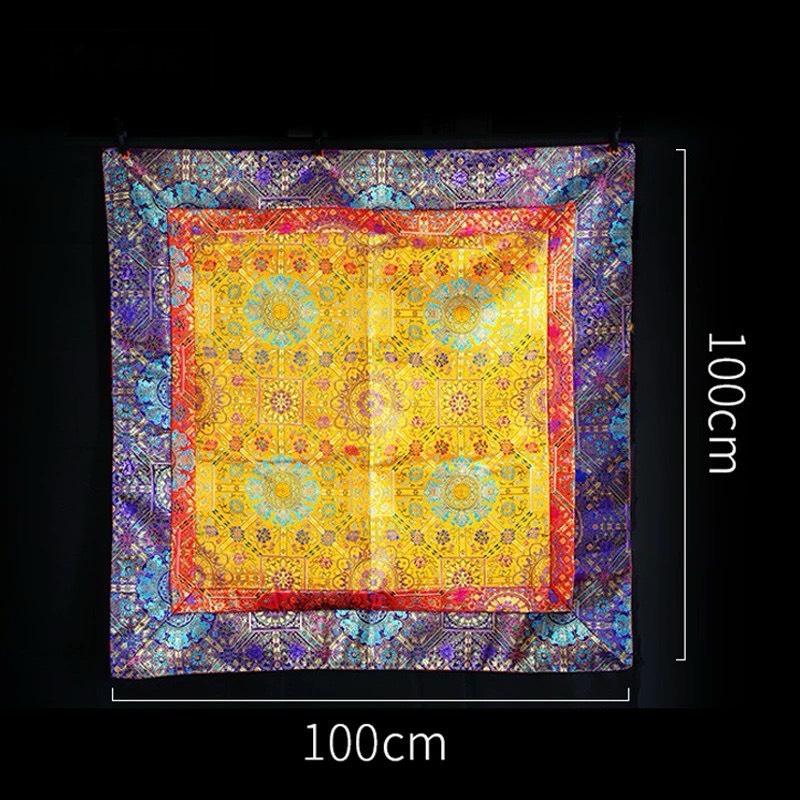 Khăn Mandala trải bàn 1m vuông