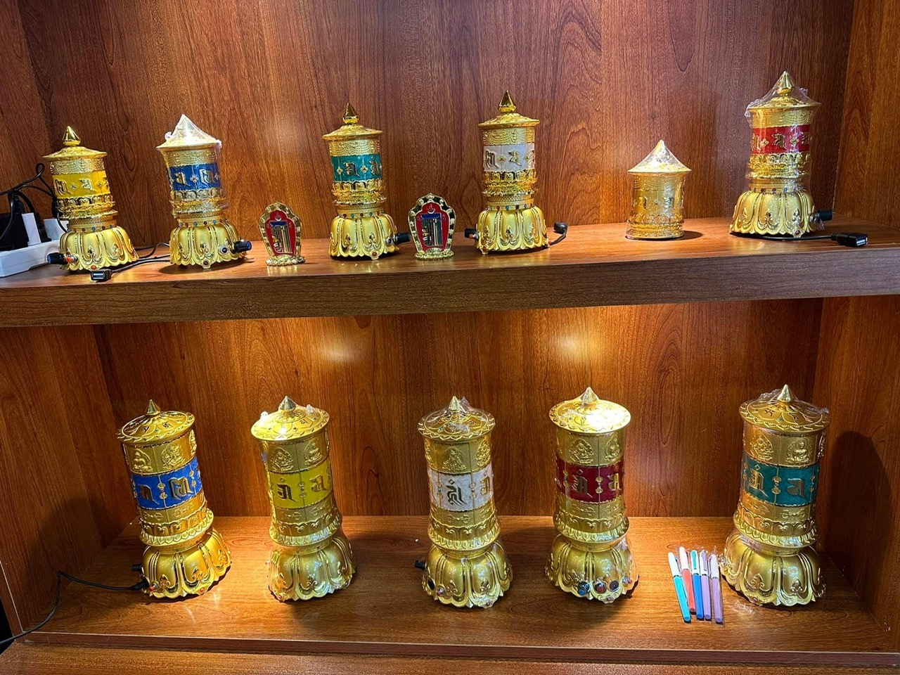 Kinh luân điện cỡ mini cao 20 cm loại cao cấp