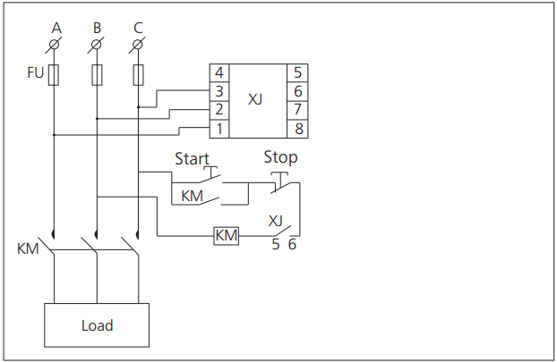 Rơ le chống mất pha đảo pha XJ3-G