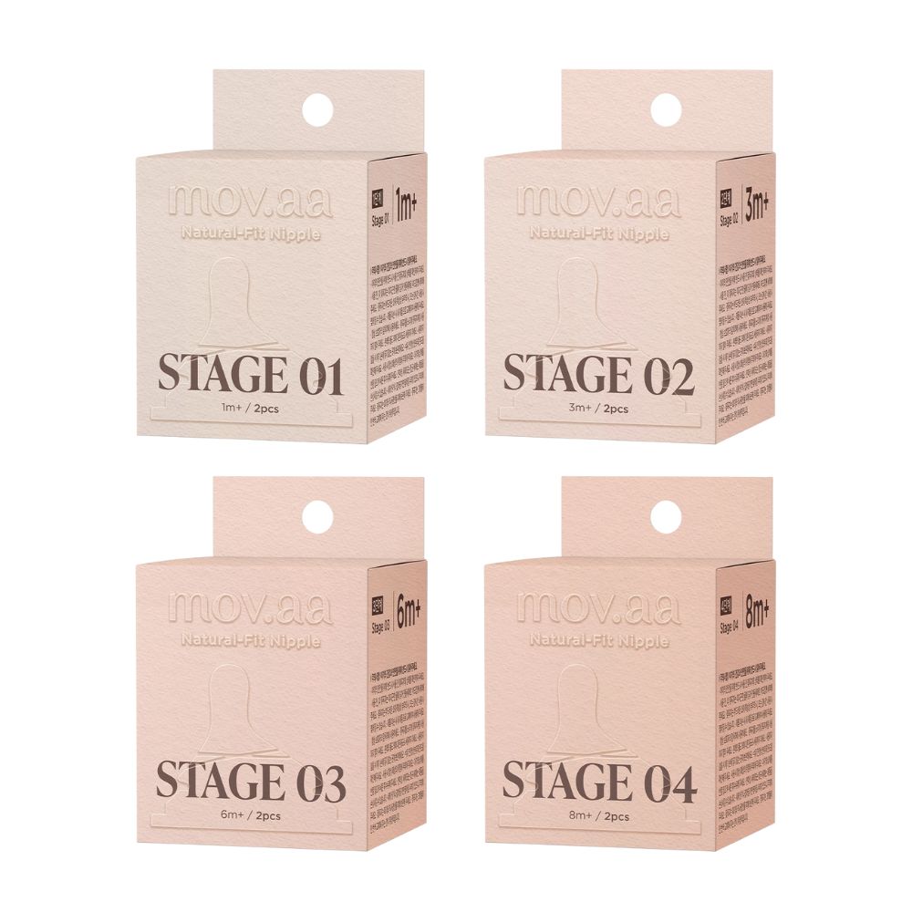 Núm bình sữa Moyuum Natural Fit Mov.aa