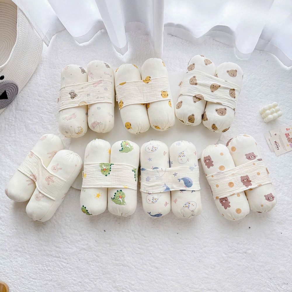 Gối chặn xô muslin Monny cho bé