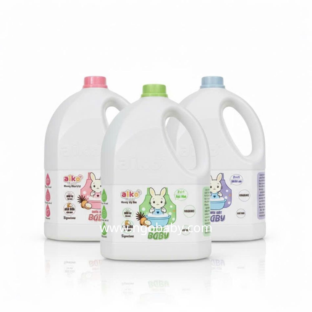 Nước giặt Aiko Baby Signature can 3L