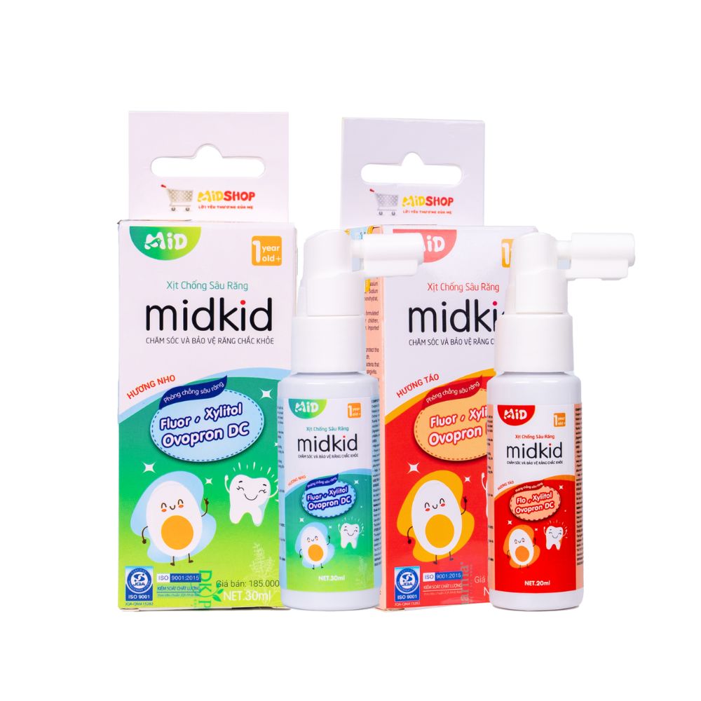 Xịt chống sâu răng cho bé MIDKID