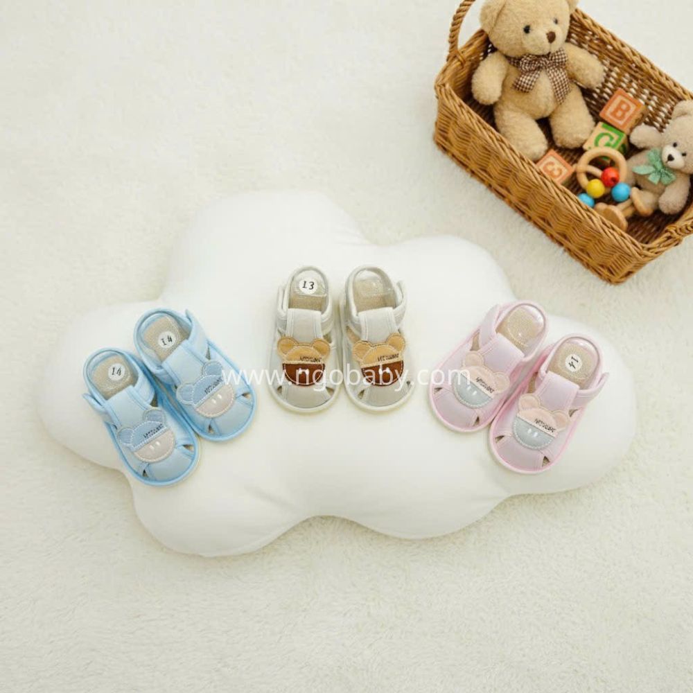 Giày vải tập đi gấu Nice Day cho bé