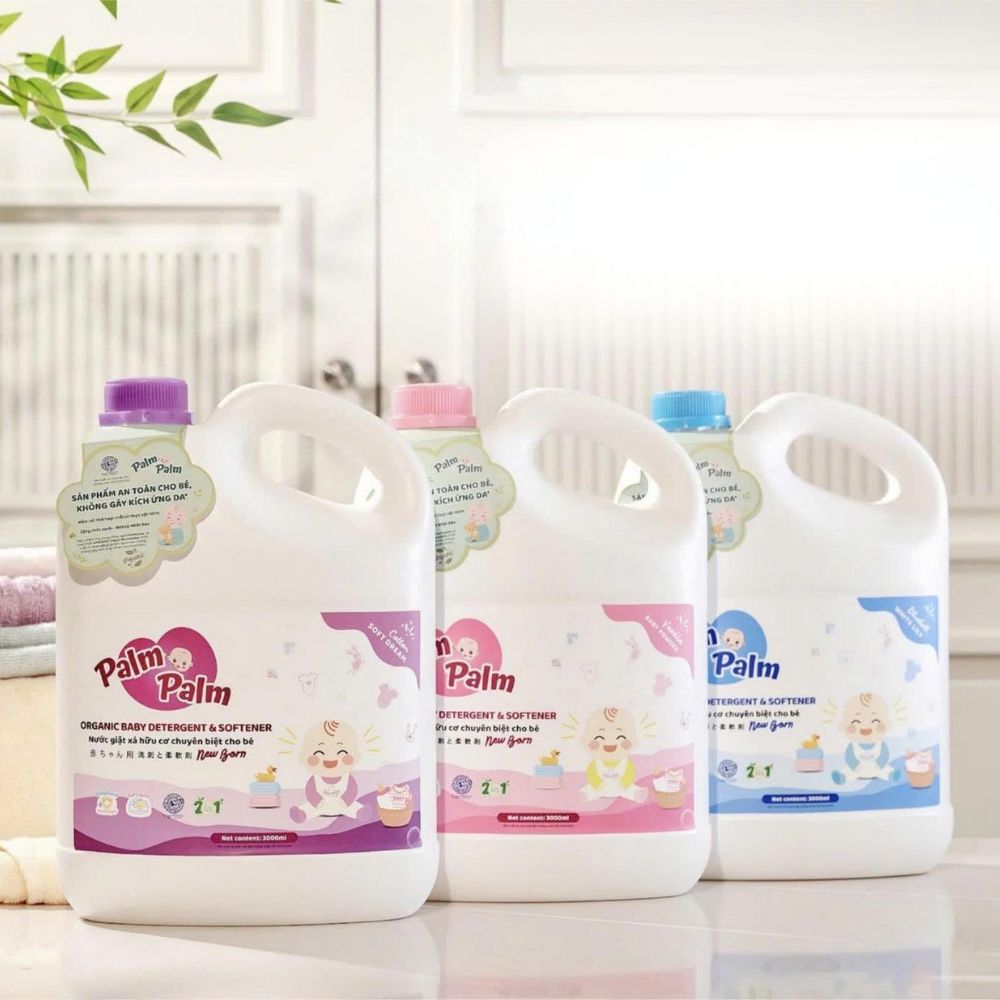 Nước giặt xả hữu cơ 2in1 Palm Palm