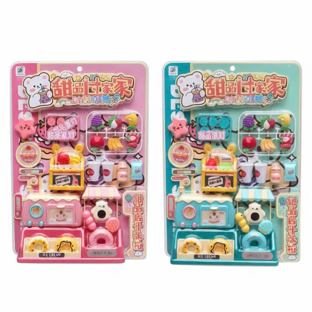 Vĩ đồ chơi bán bánh ngọt trái cây DIY cho bé