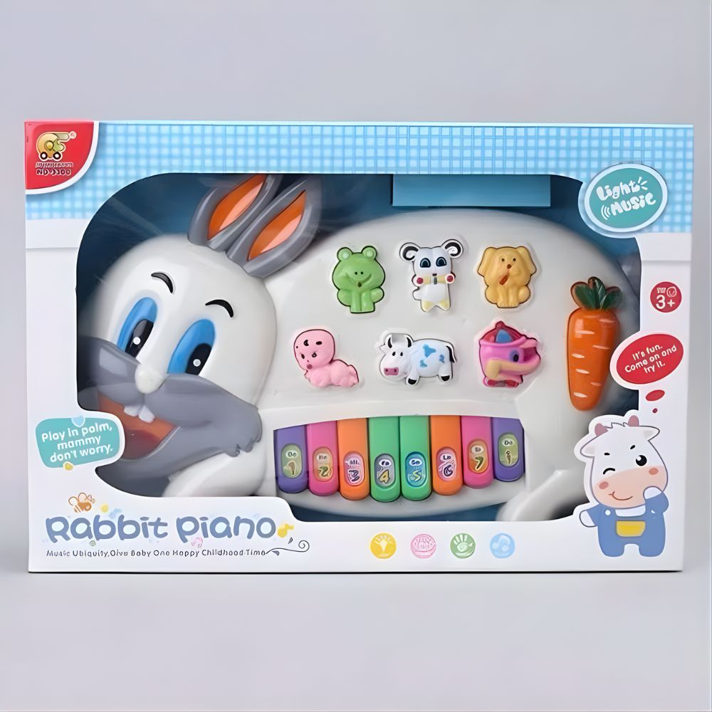 Đồ chơi đàn piano hình thỏ cho bé