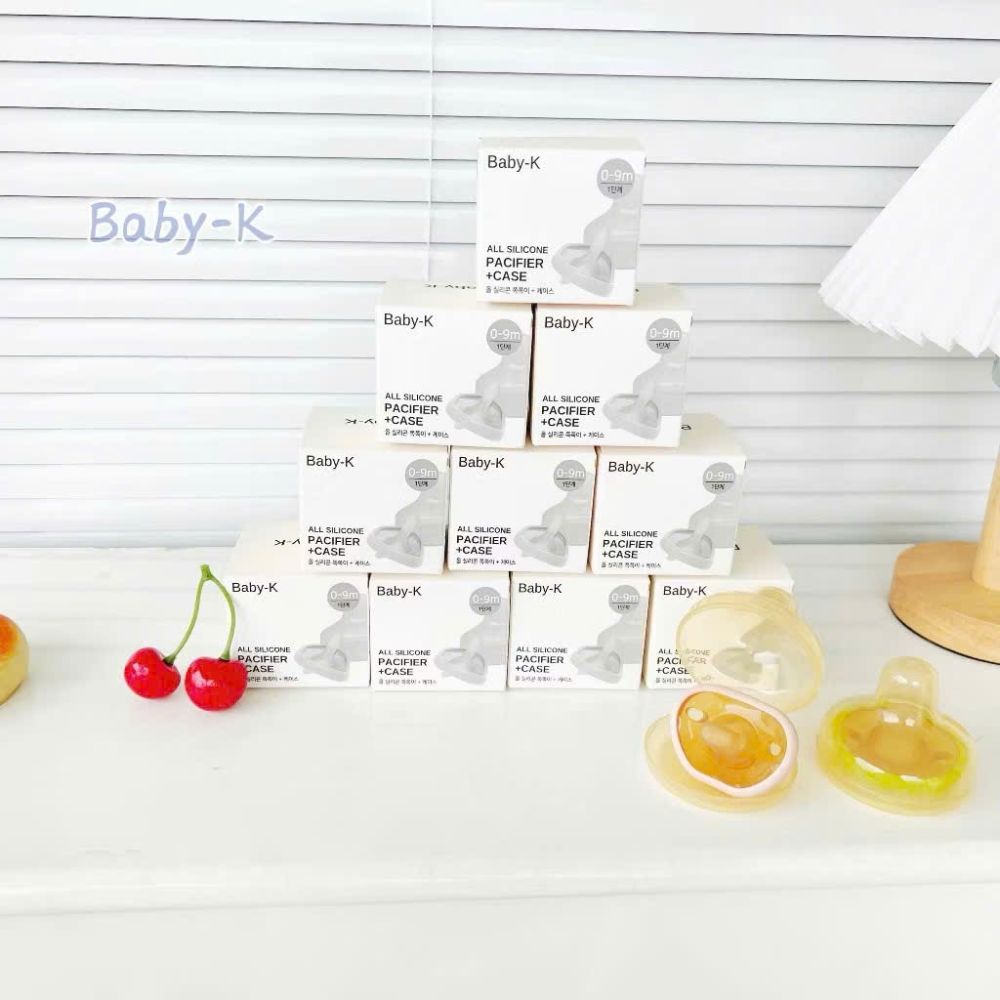 Ty giả silicon BabyK kèm hộp đựng cho bé 0-9M