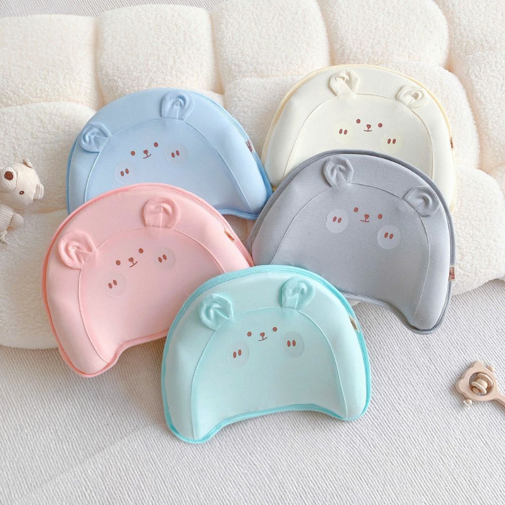 Gối cao su non chống bẹt đầu tai gấu Honee cho bé