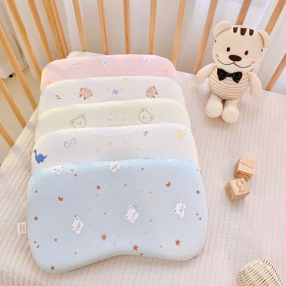 Gối cao su non thông hơi Monona chống bẹt đầu cho bé