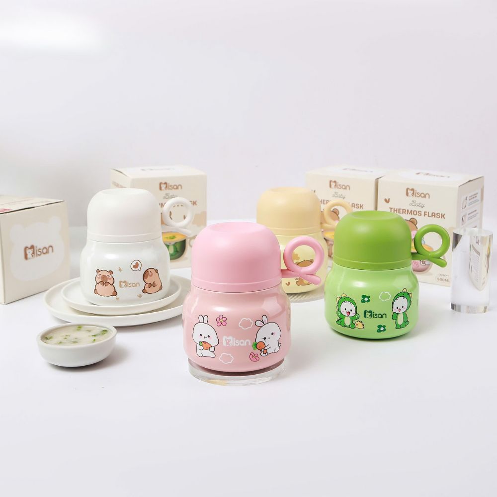 Bình ủ cháo Misan kèm thìa inox 500ml