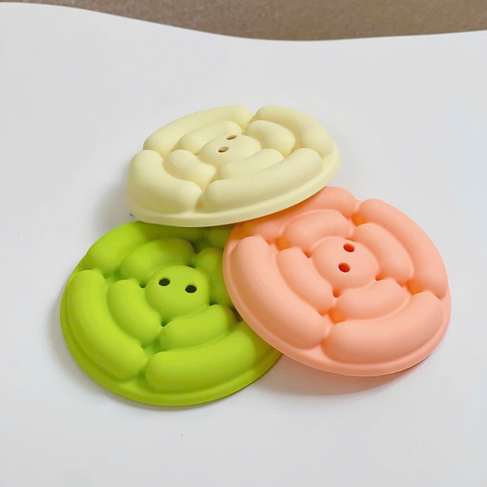Khuôn xúc xích silicon hình tròn cho bé