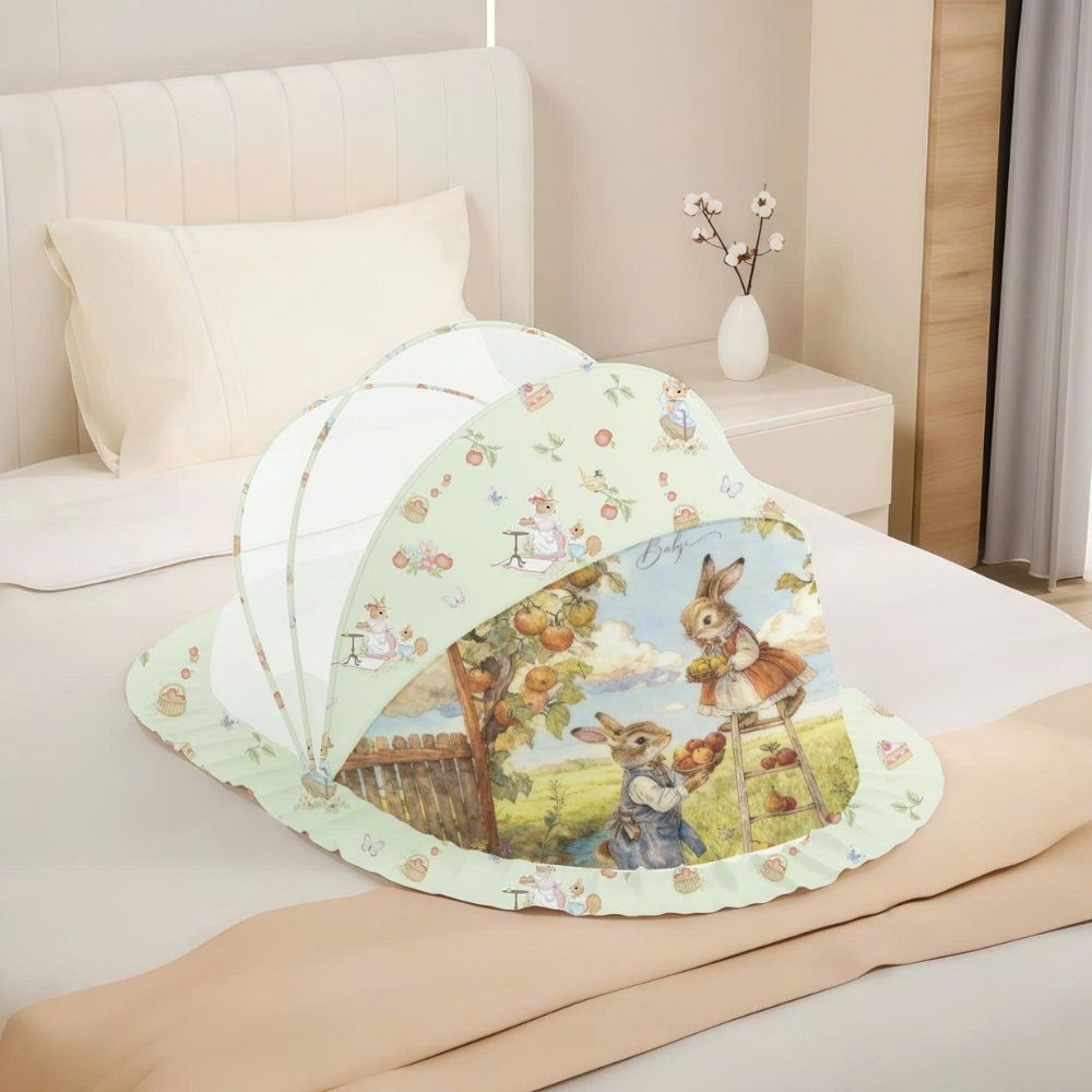 Màn chụp gấp gọn họa tiết cổ tích cho bé