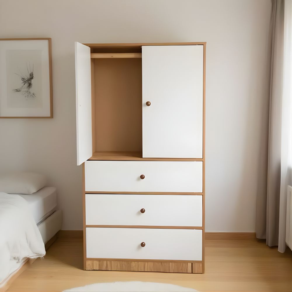 Tủ quần áo gỗ 5 cánh cho bé