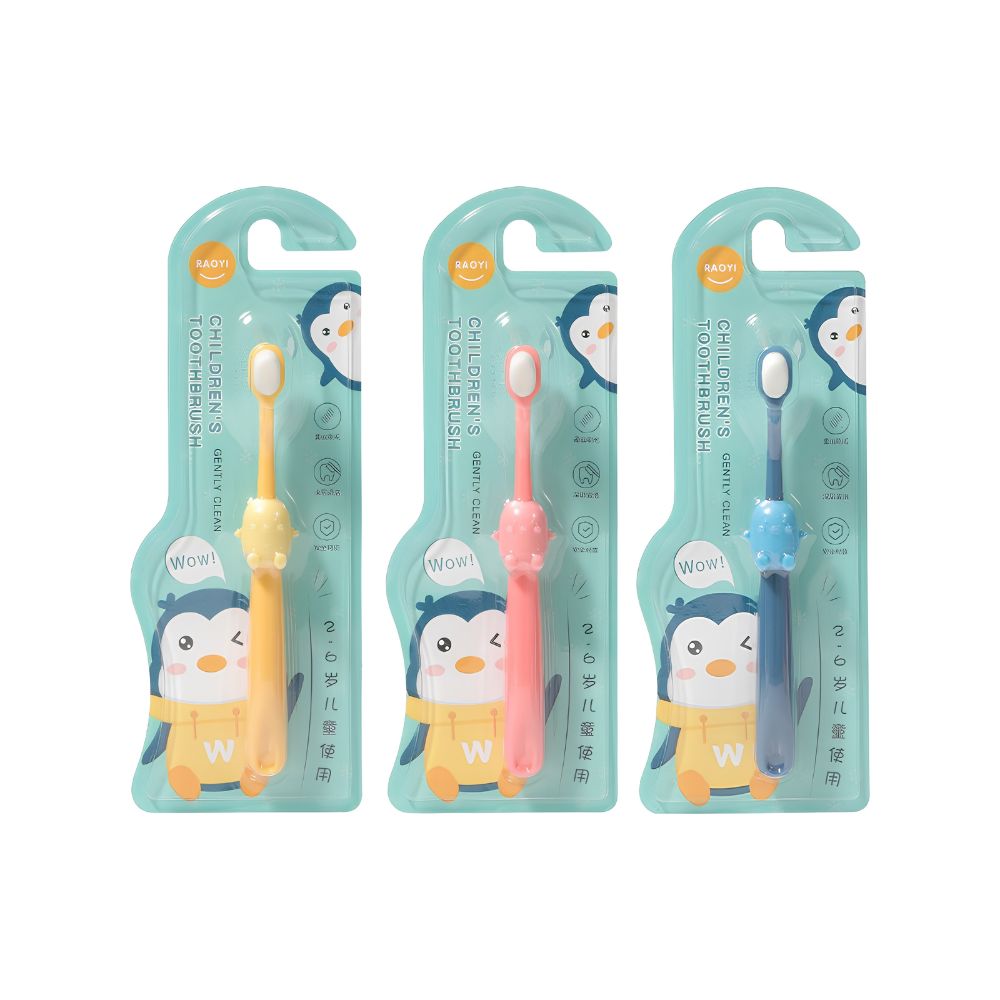 Bàn chải lông tơ Raoyi hình Chim Cánh Cụt