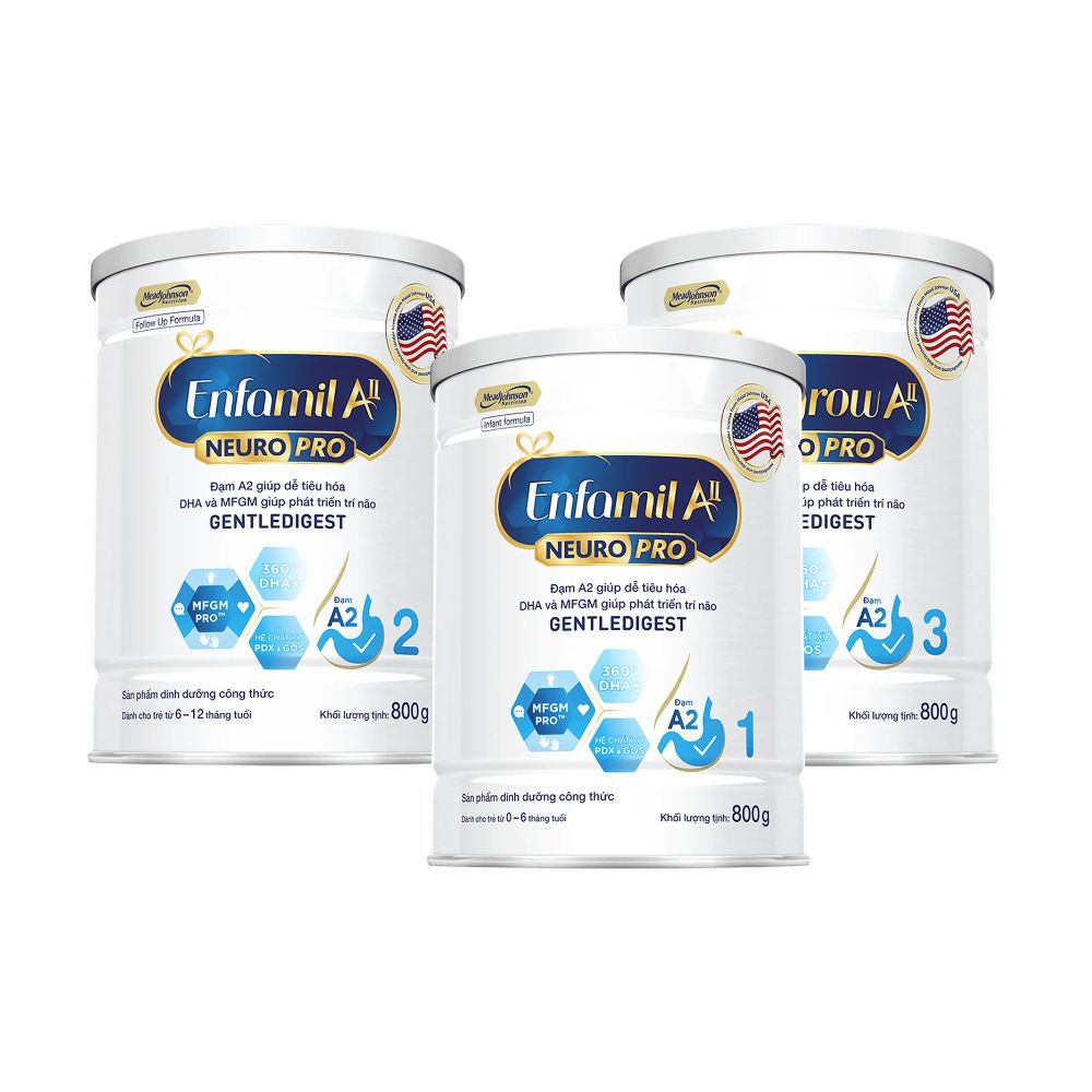 Sữa bột Enfamil A2 NeuroPro lon 800g