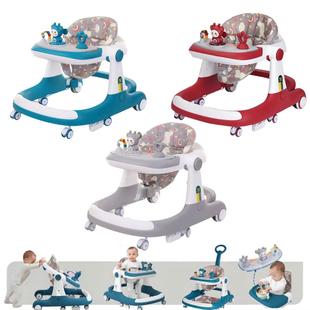Xe tập đi đa năng 3in1 hình gấu chữ M