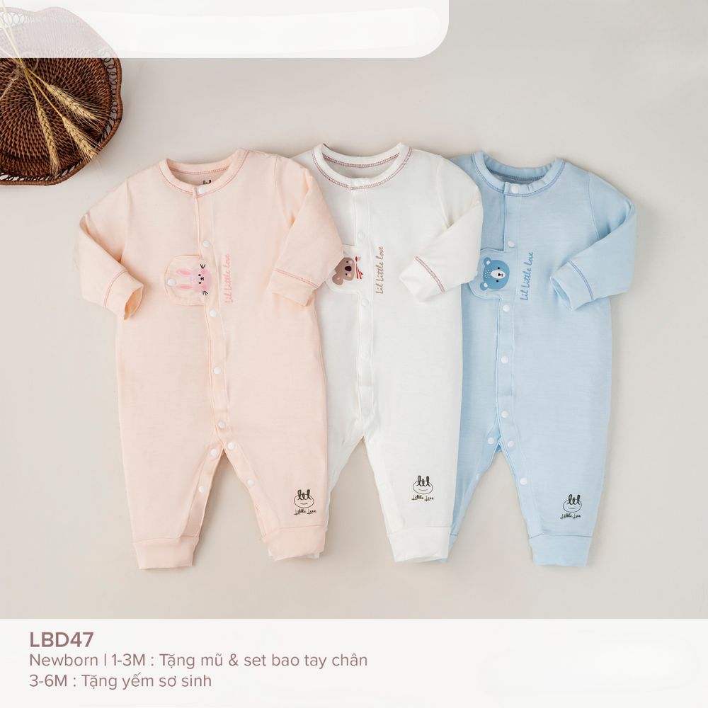 Body dài sơ sinh LiL Little Love kèm phụ kiện cho bé