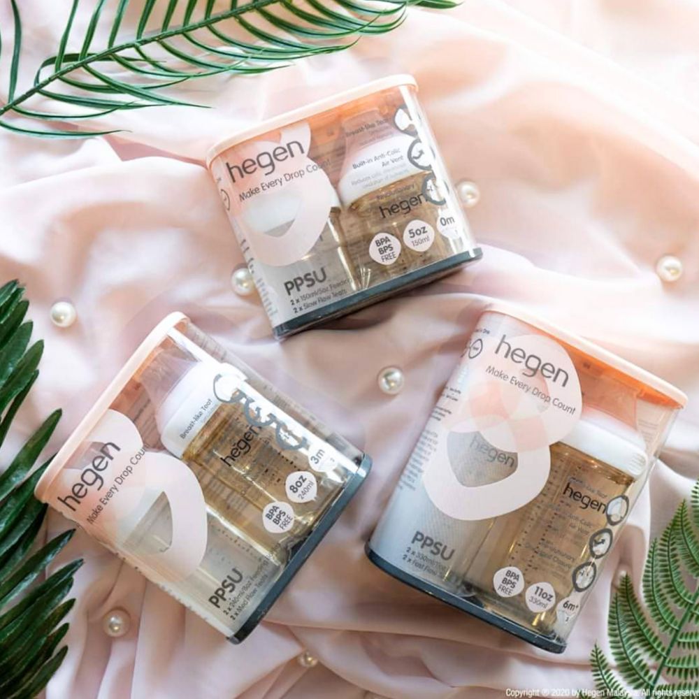 Set 2 bình sữa Hegen