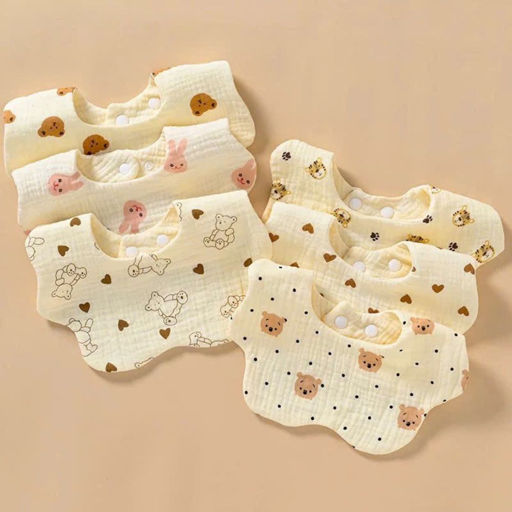 Yếm hoa Quảng Châu xô 6 lớp cho bé