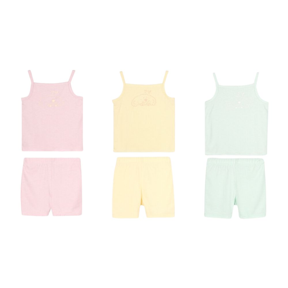 Bộ hai dây PunChun in hình cún xù cho bé