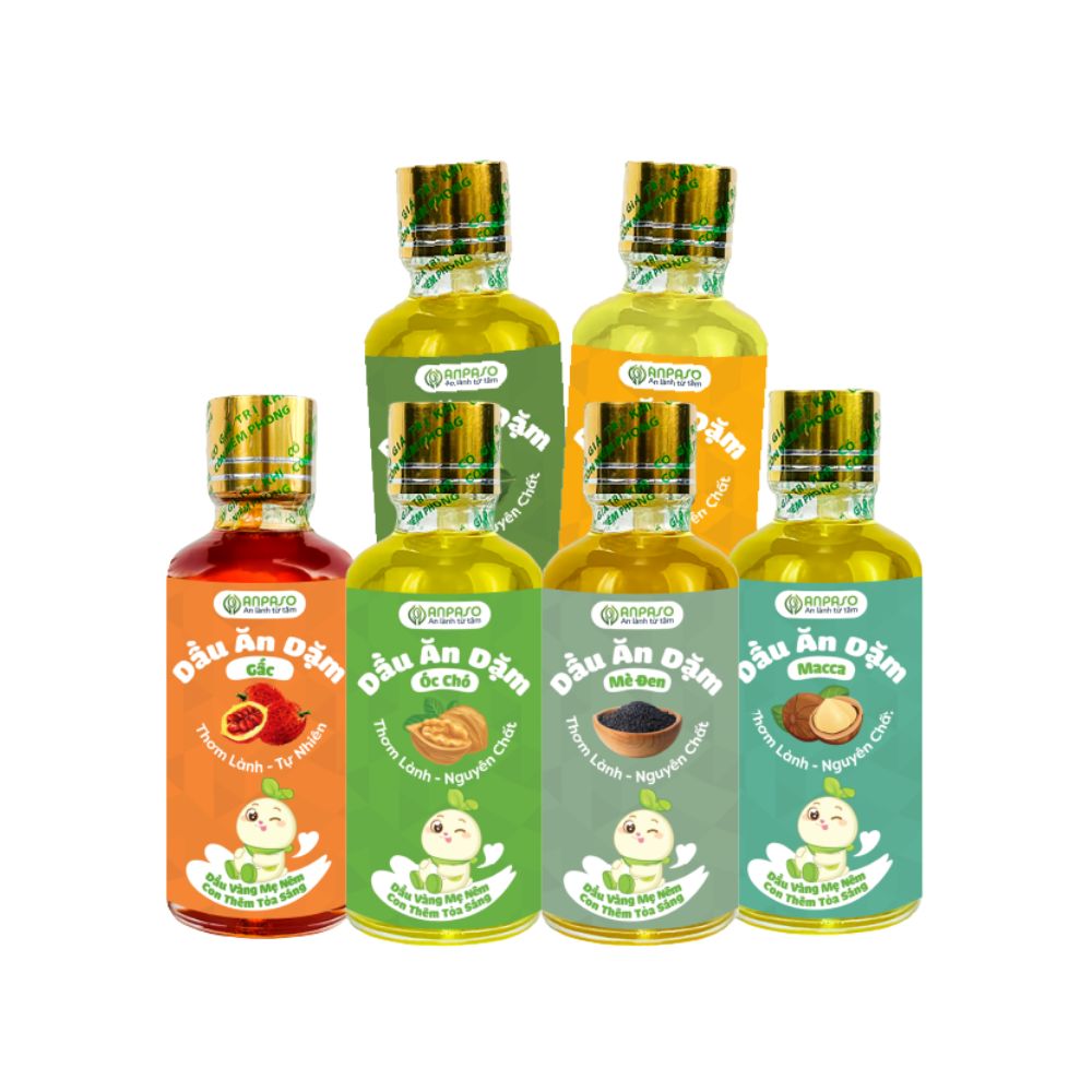 Dầu ăn dặm Anpaso 50ml cho bé 6M+