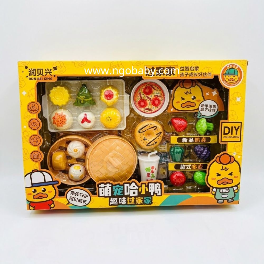 Hộp đồ chơi nấu ăn Dimsum và bánh bao cho bé