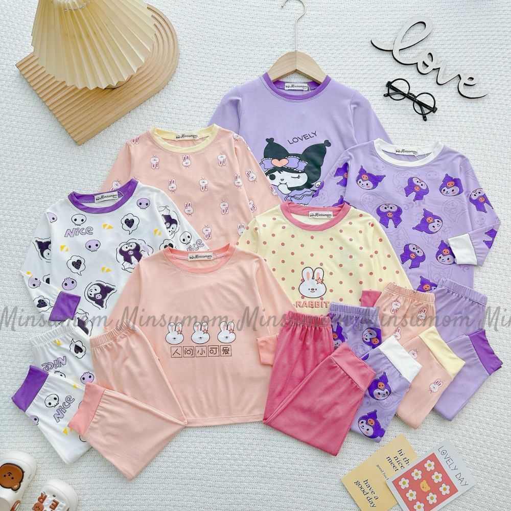 Bộ thun lạnh Minsumom TDQD viền màu