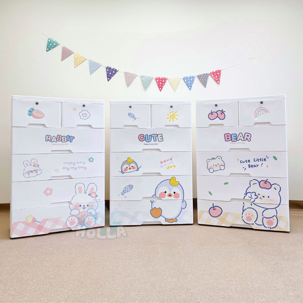 Tủ ngăn kéo 5 tầng 75cm Holla HL-09235