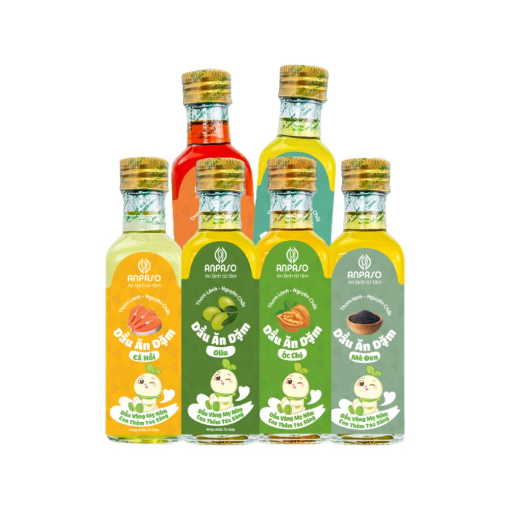 Dầu ăn dặm Anpaso 100ml cho bé 6M+