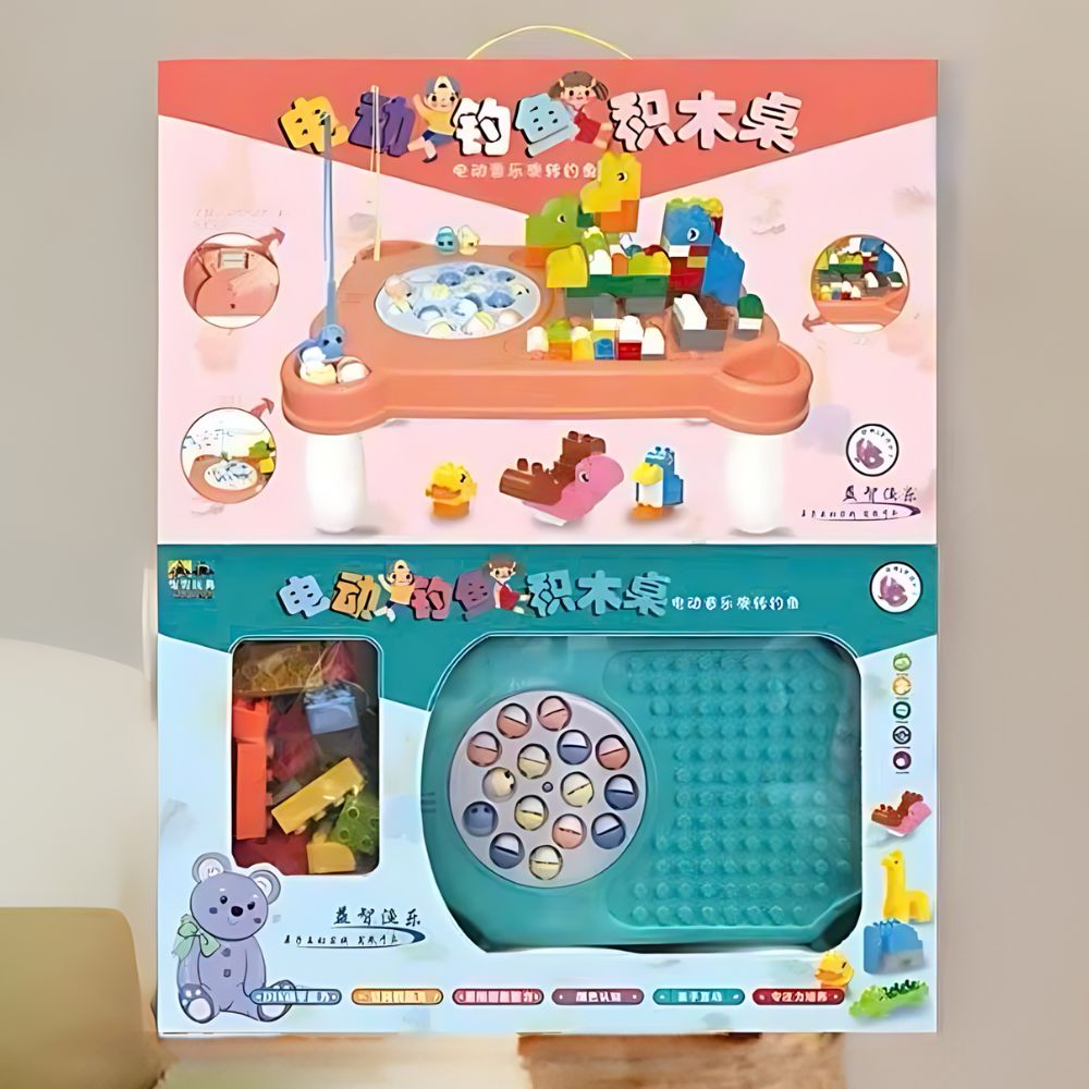 Hộp đồ chơi lego câu cá 2in1 cho bé