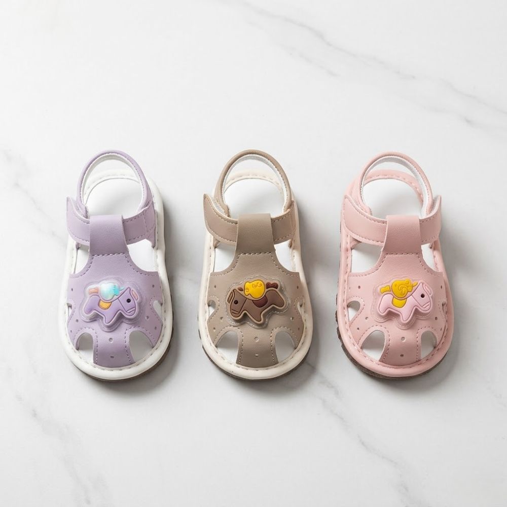 Giày tập đi có đèn hình Ngựa cho bé