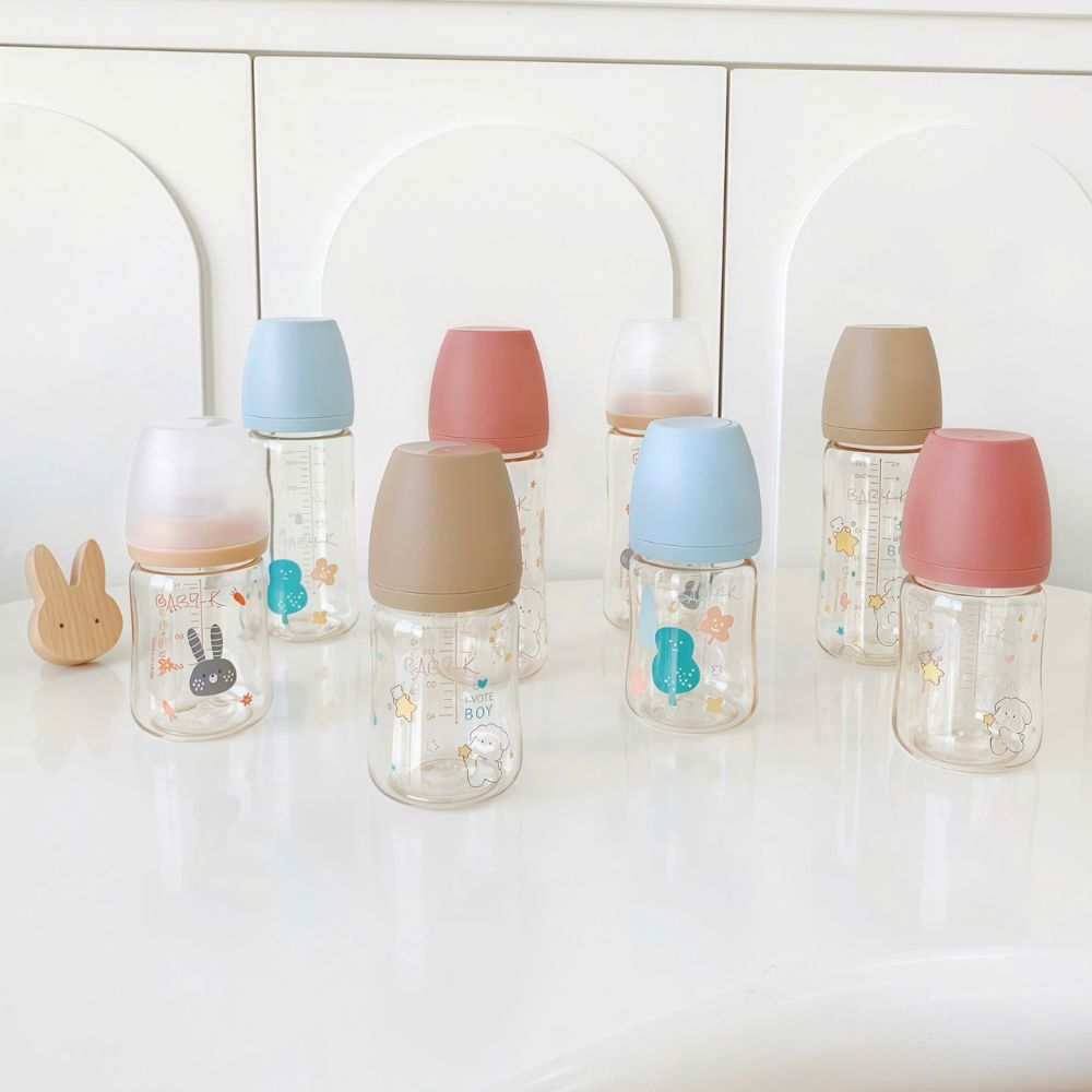 Bình sữa PPSU cổ rộng Baby K họa tiết cho bé