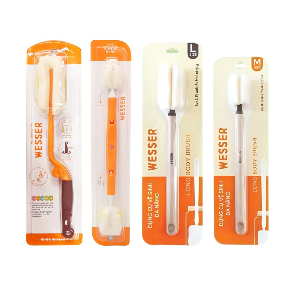 Cọ rửa bình sữa đa năng Wesser