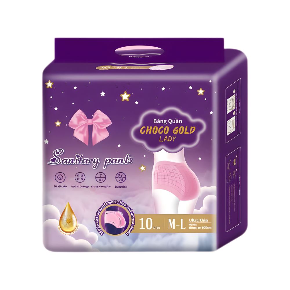 Băng vệ sinh dạng quần Choco Gold Lady