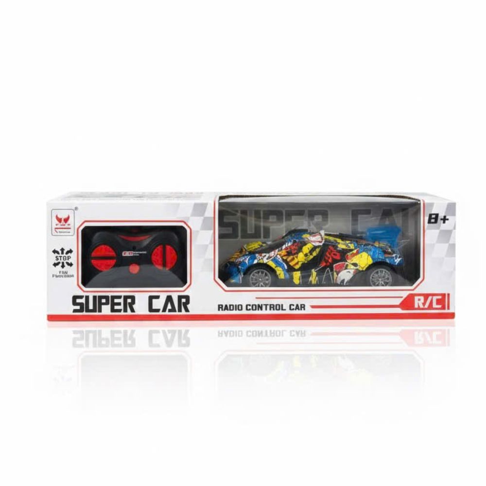 Đồ chơi xe đua điều khiển Super Car sơn Graffiti