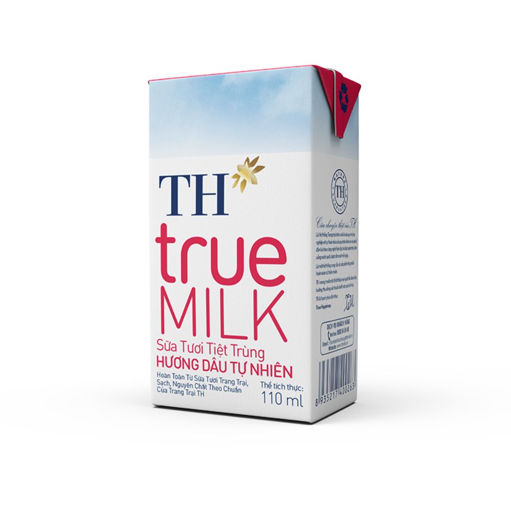 Sữa tươi tiệt trùng TH True Milk hương Dâu