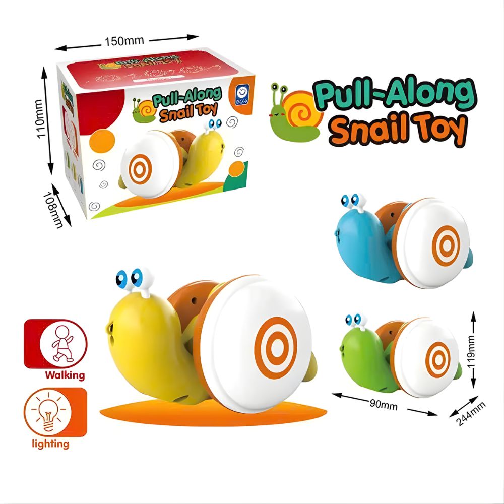 Đồ chơi Ốc Sên dắt bộ cho bé