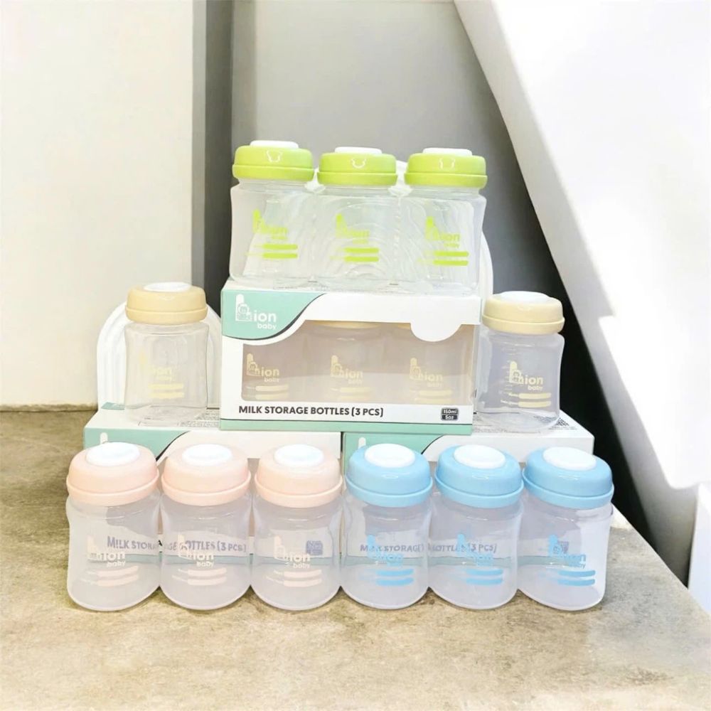 Bộ 3 bình trữ sữa Lion Baby 150ml