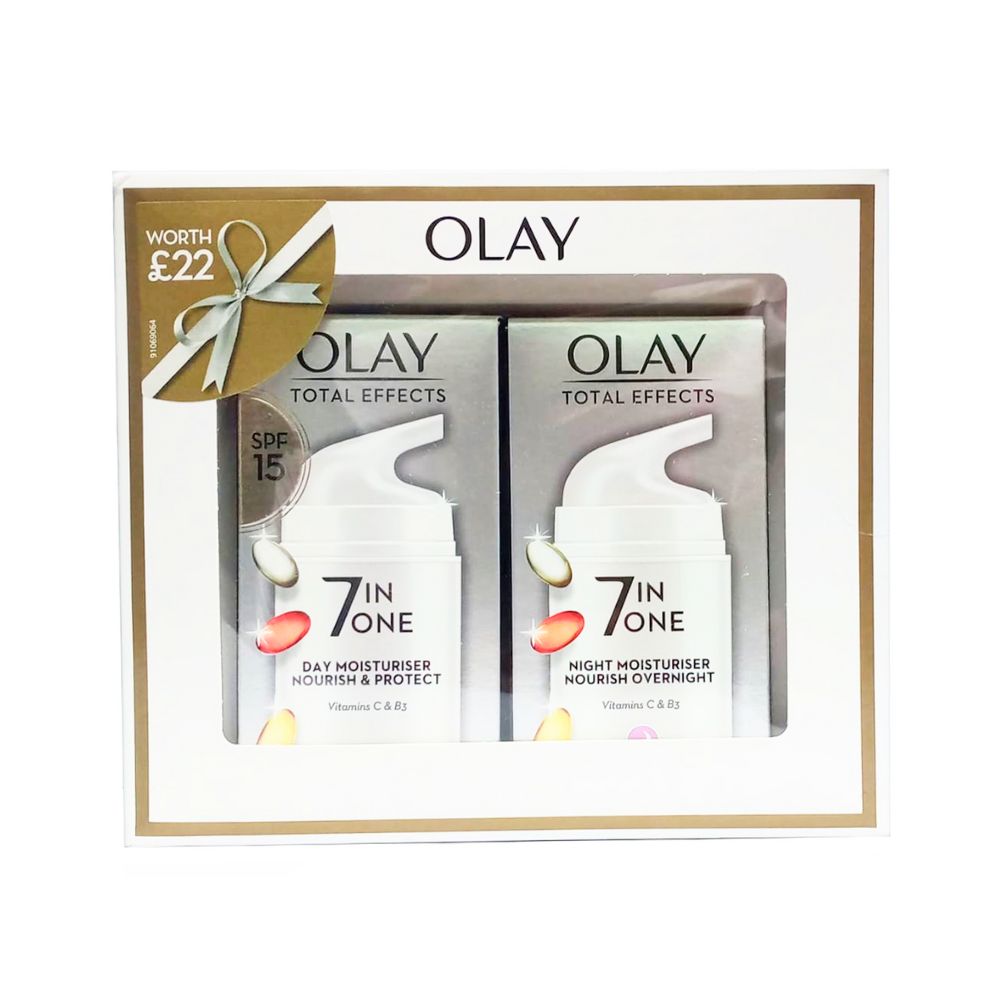 Set kem dưỡng da ngày và đêm Olay Total Effects 7 in One 37ml