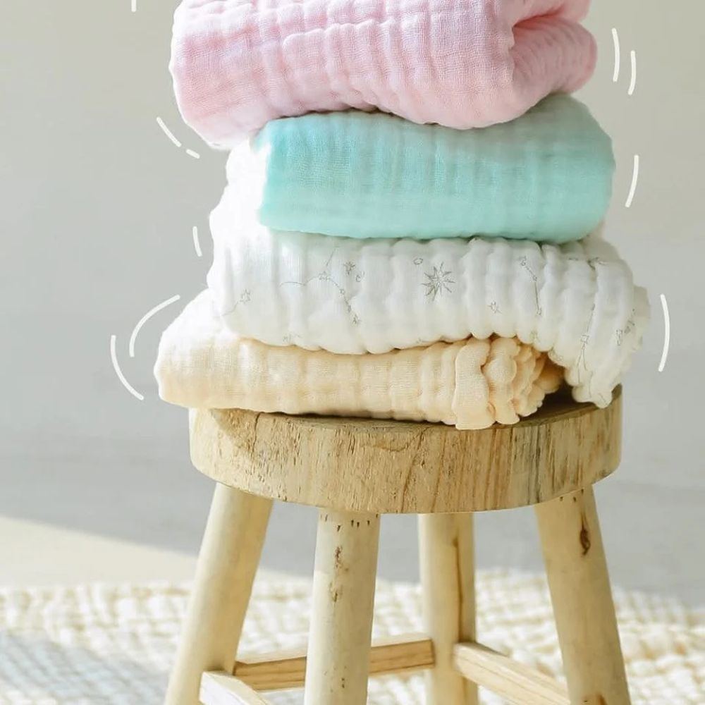 Khăn xô nhăn Bamboo cotton Hrnee