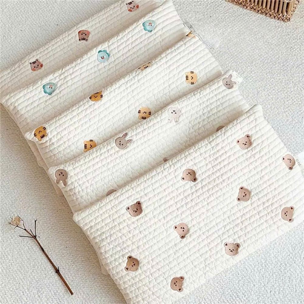 Gối trần bông Hàn Quốc mỏng thoáng khí cho bé