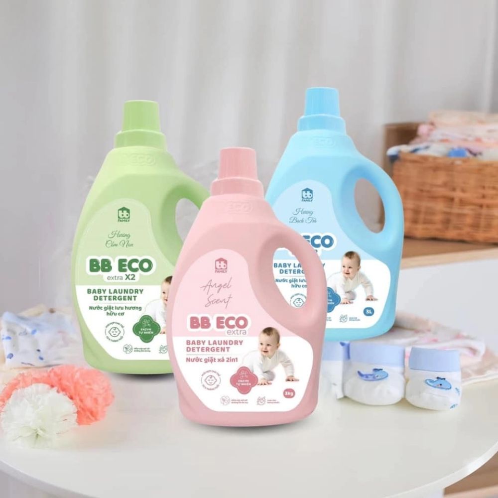 Nước giặt xả hữu cơ BB ECO