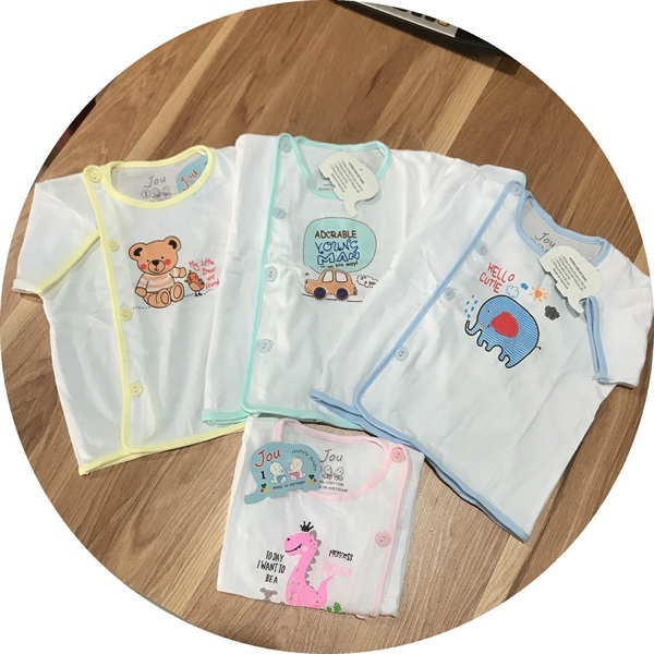 Áo cộc tay sơ sinh Jou mẫu ngẫu nhiên
