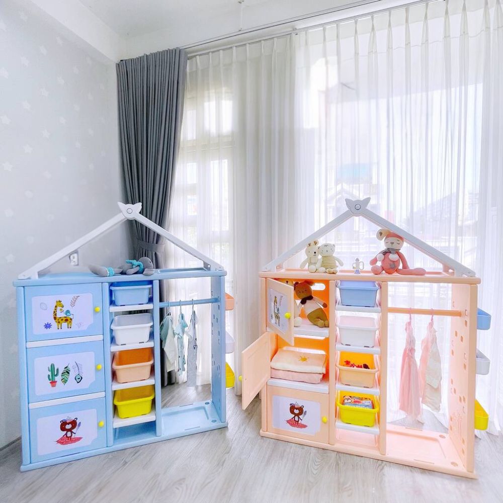 Kệ tủ đồ Holla hình ngôi nhà HL-1101