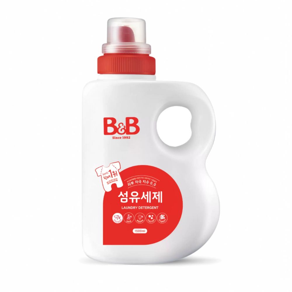 Nước giặt tự nhiên B&B Hàn Quốc cho bé 1500ml