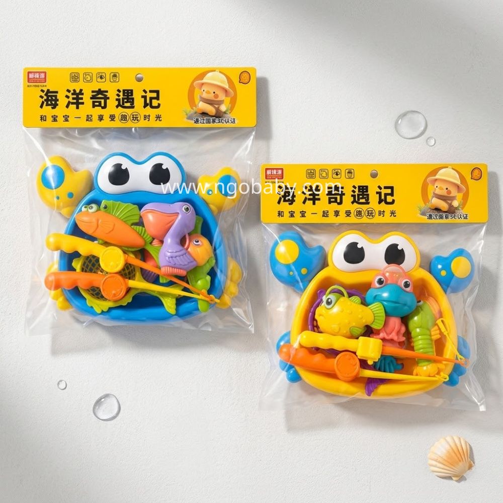 Túi đồ chơi câu cá hình Cua cho bé
