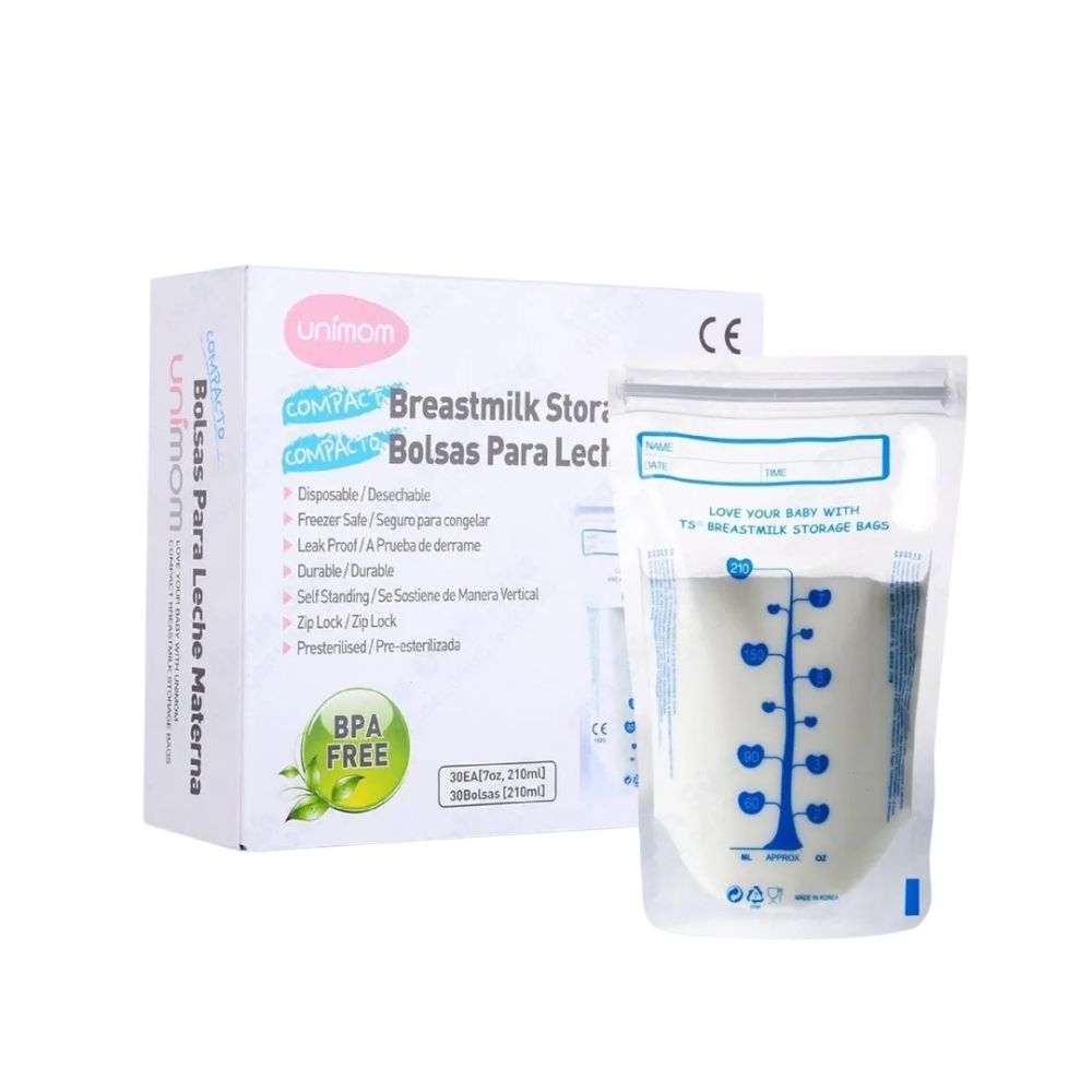 Túi trữ sữa Unimom không BPA 210ml hộp 30 túi